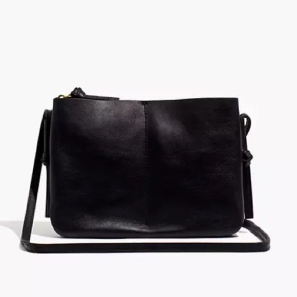 Madewell Black Zippered Crossbody Purse Bag - Picture 2 of 3